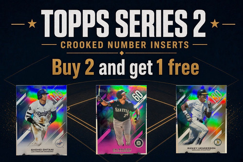 Topps series crooked number - topps,