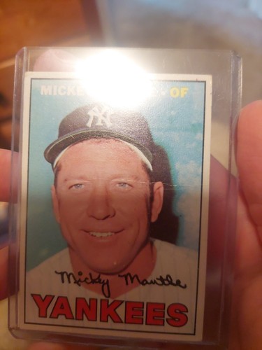 1967 topps mickey - mickey, mantle